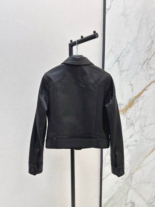 Sain 25fw leather jacket