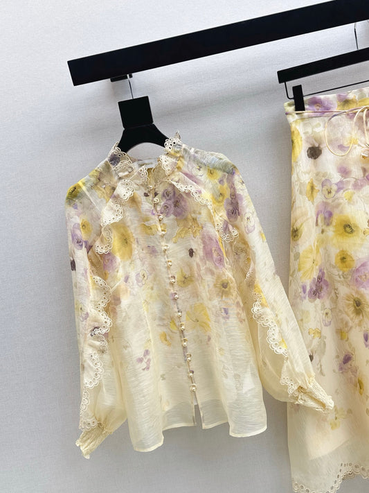 Zimm 25fw print shirt