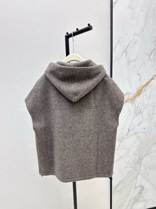 Brun 25fw hooded vest
