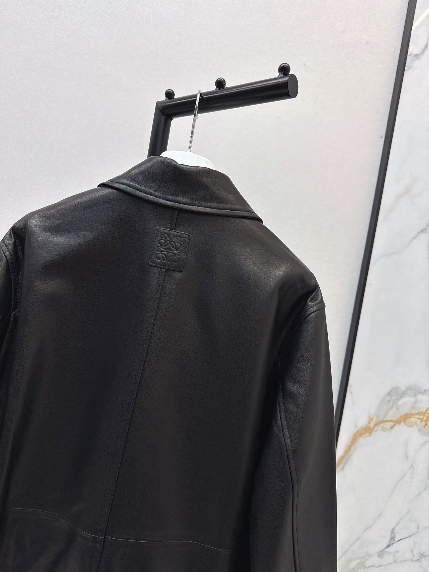 Loe 25fw leather jacket