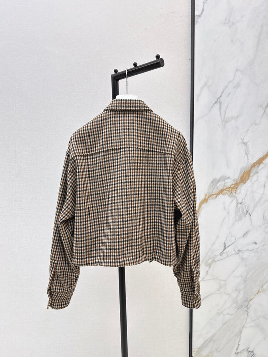 Monc 25fw houndstooth jacket