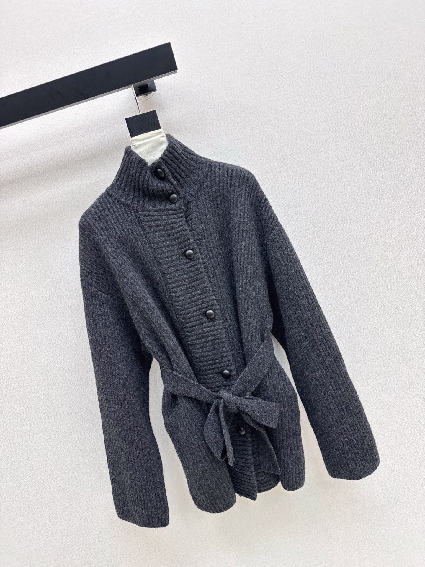 Brun 25fw knitted pea coat
