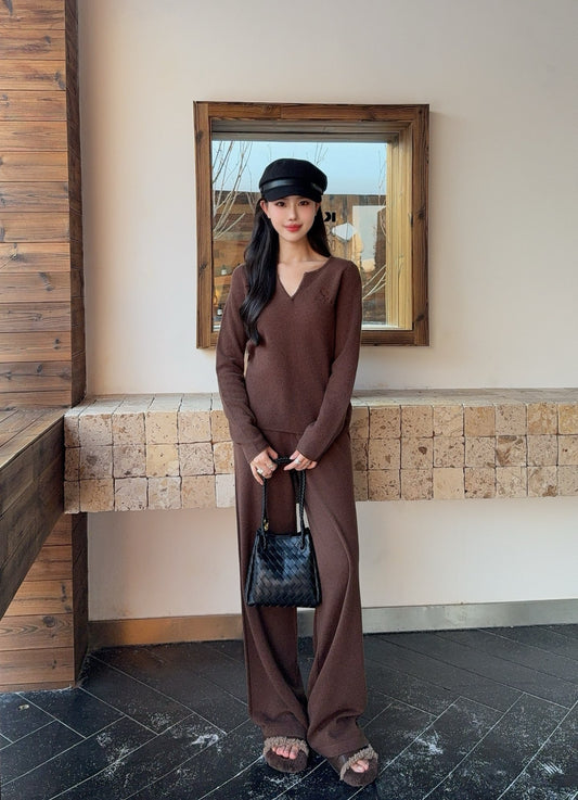 Loro 25fw pullover pants set