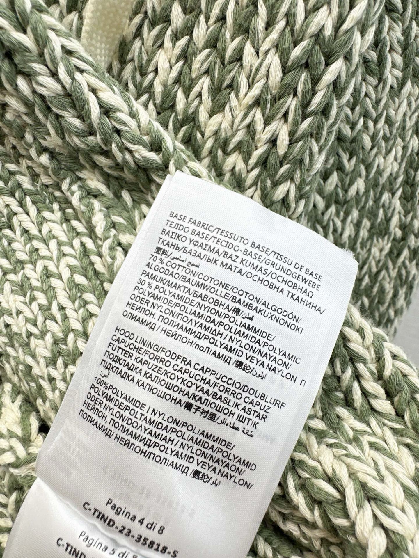 Monc 25fw knitted jacket