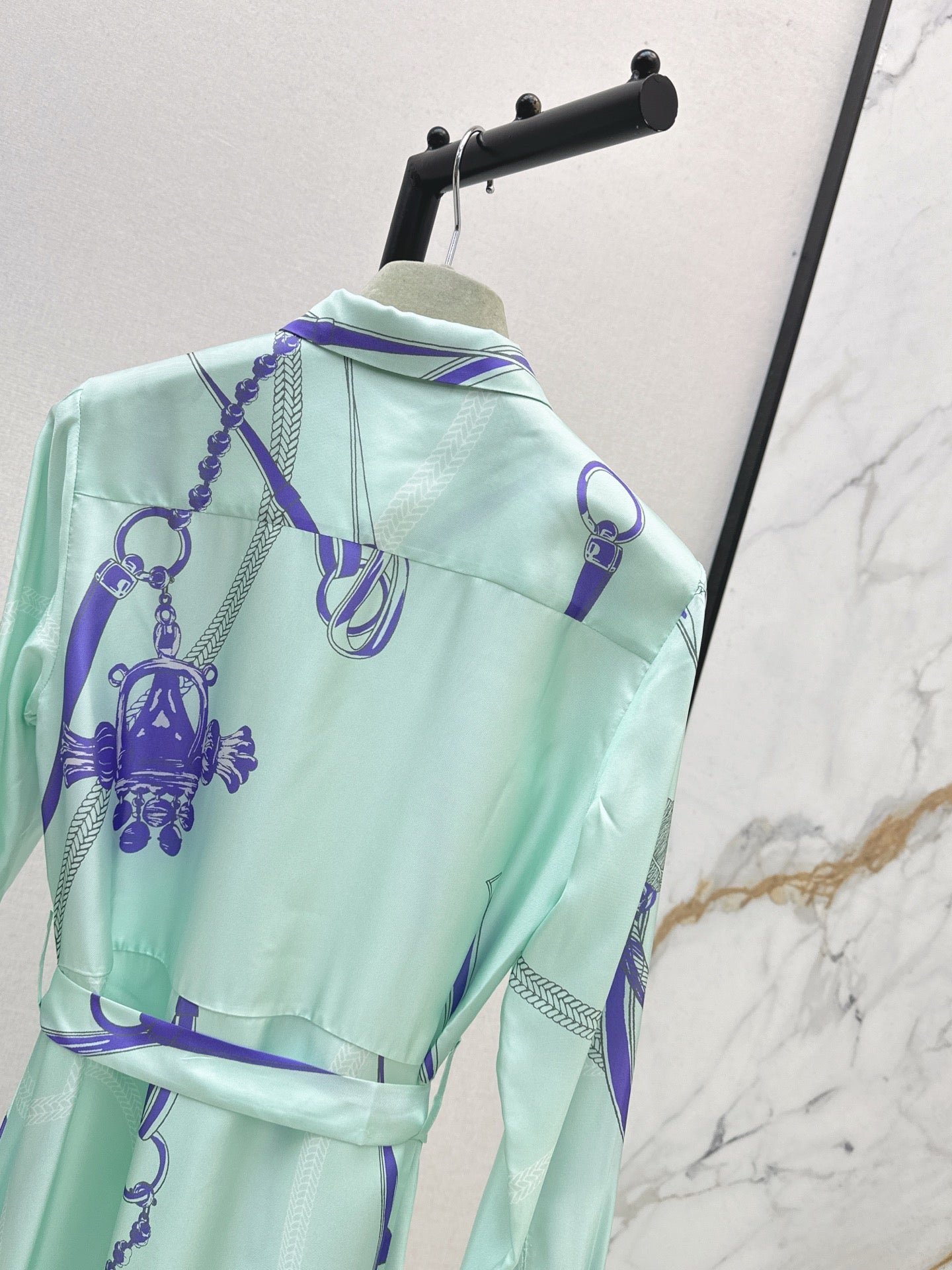 Herm 25fw silk dress