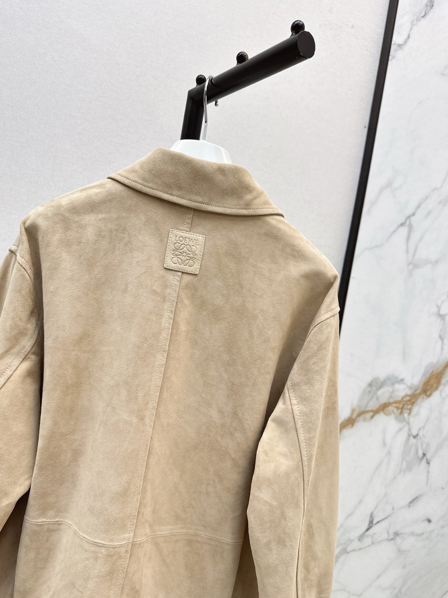 Loe 25fw leather jacket