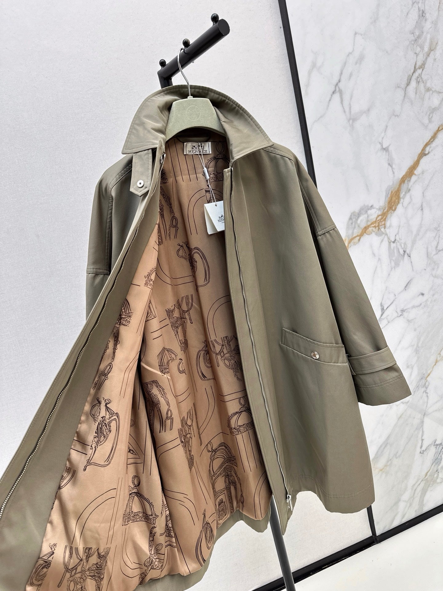 Herm 25fw trench coats