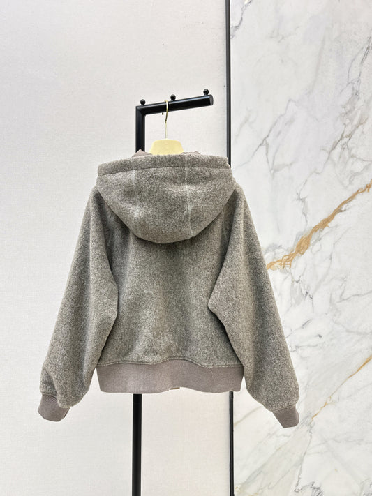 Miu 25fw hooded jacket