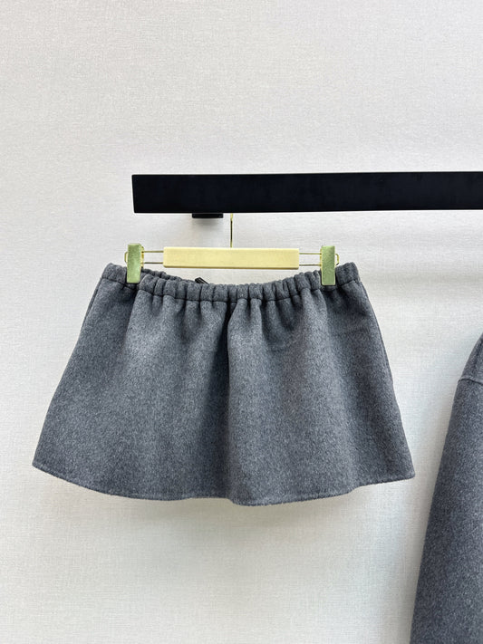 Miu 25fw wool miniskirt