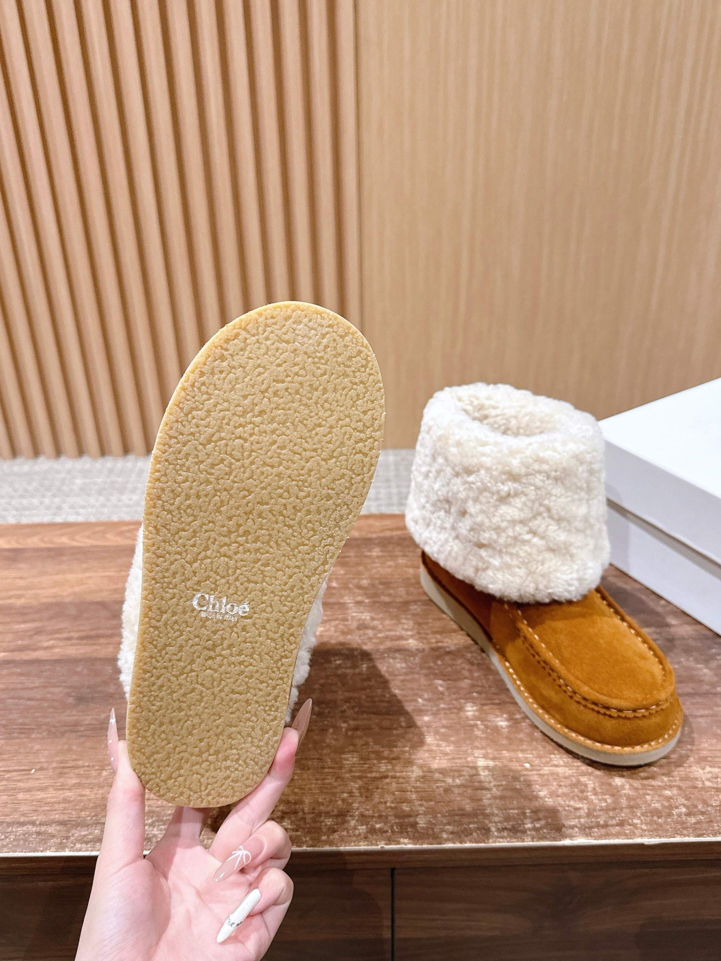 Chlo 25fw snow boots