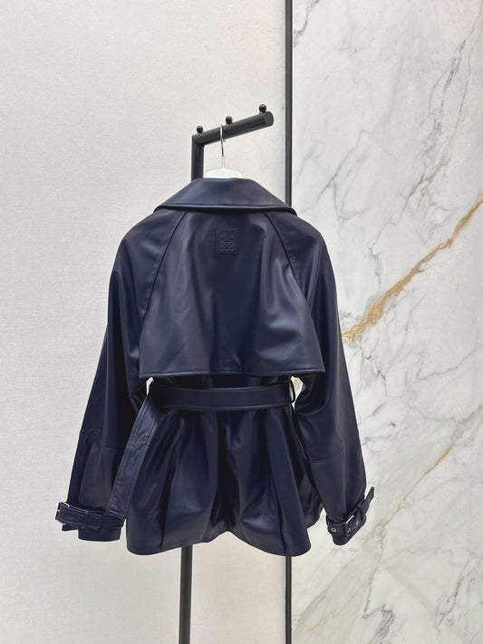 Loe 25fw leather jacket