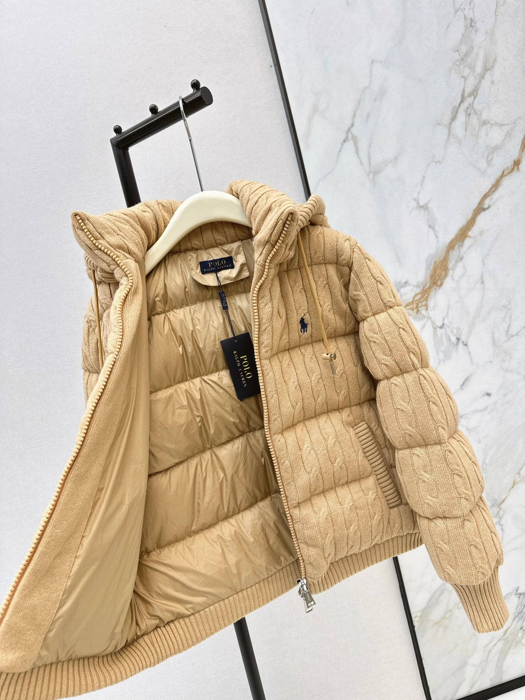 Ralp 25fw knit down jacket