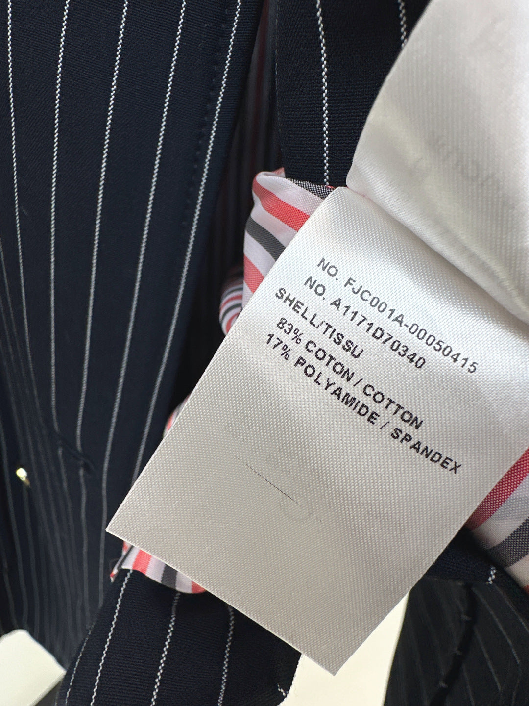 Thom 25fw stripe blaze