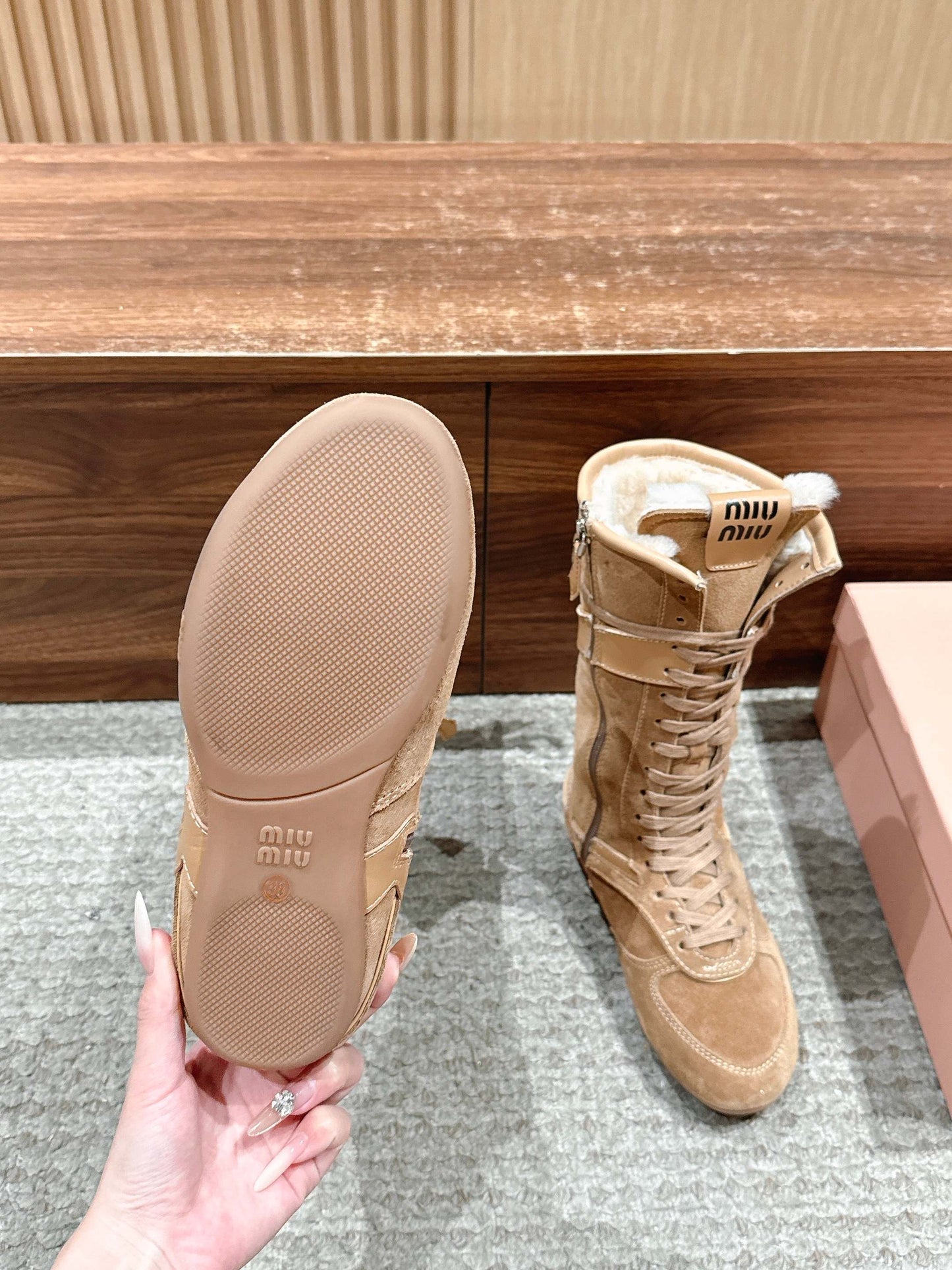 Miu 25fw half boots