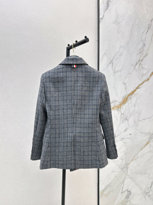 Thom 25fw plaid blazer