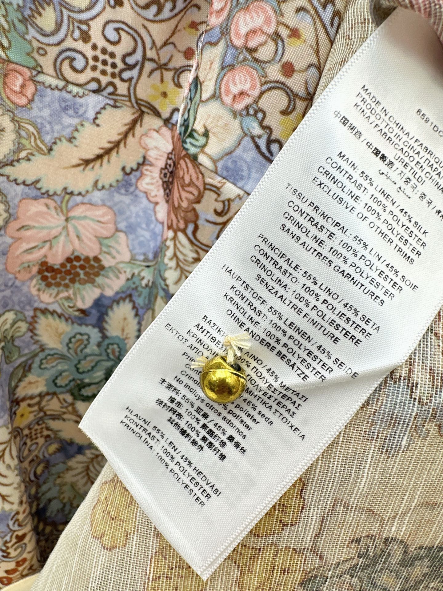 Zimm 25fw print dress