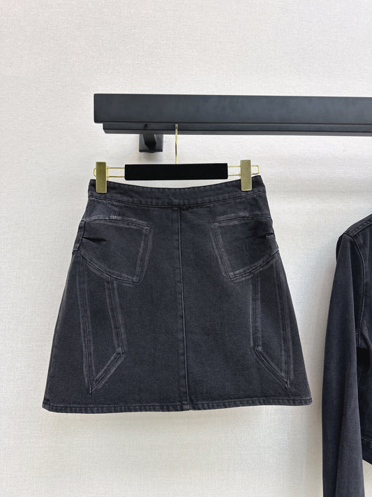 Chan 25fw denim skirt