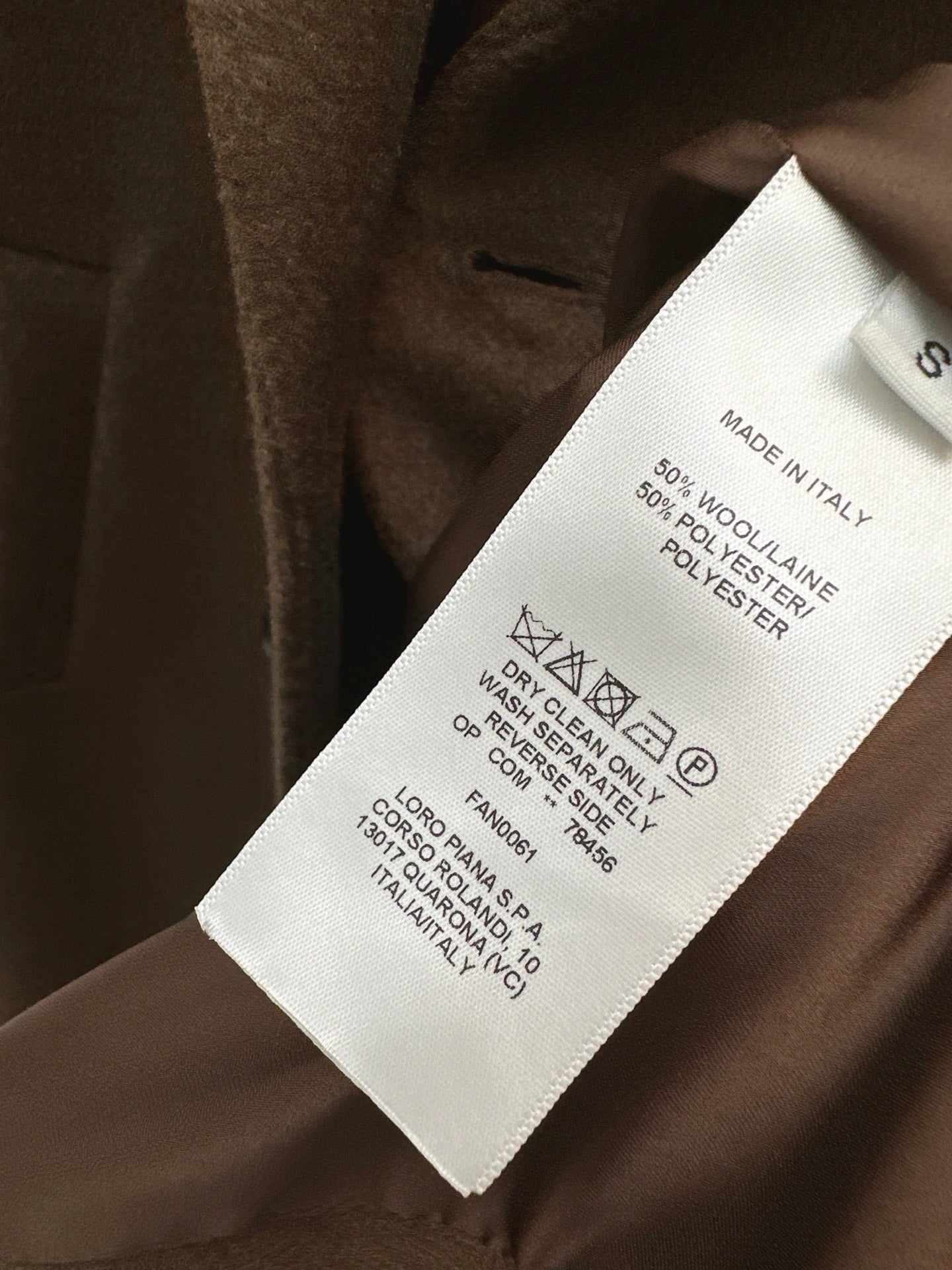 Loro 25fw woolen overcoats