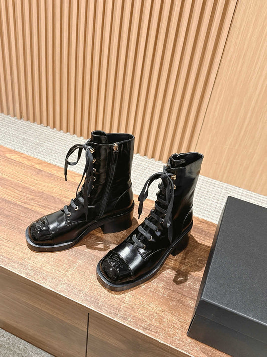 Chan 25fw combat boots
