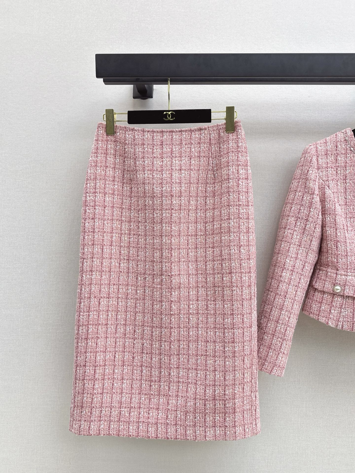 Chan 25fw woven tweed suit