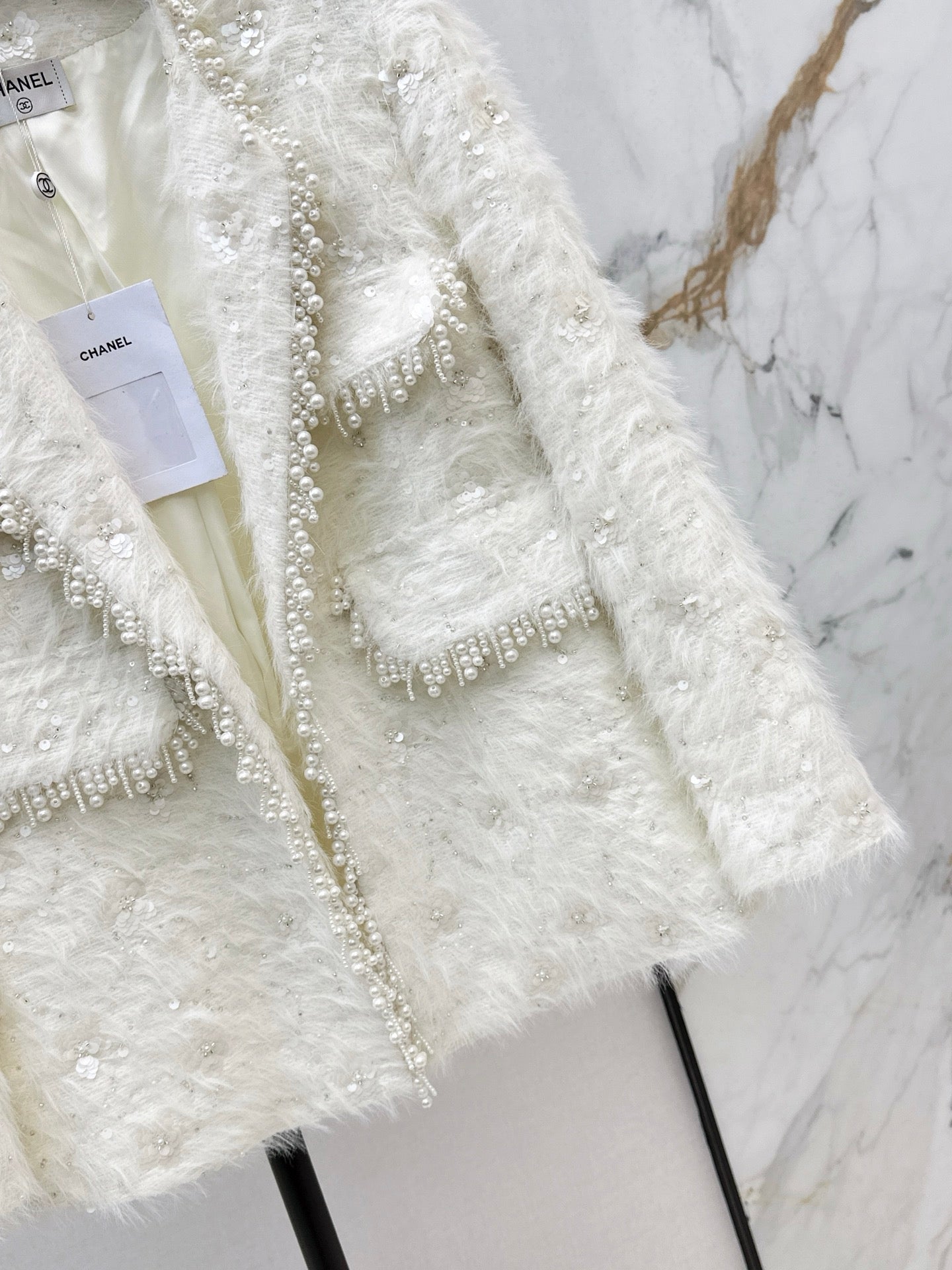 Chan 25fw tweed woven jacket