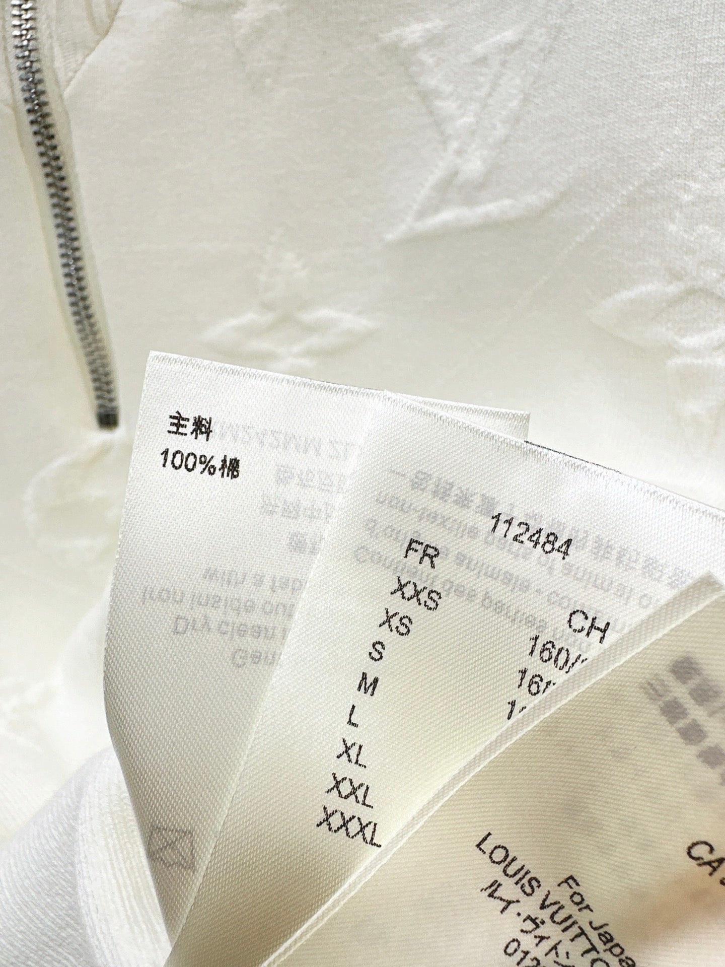 Louis 25fw zip-up sweatshirt