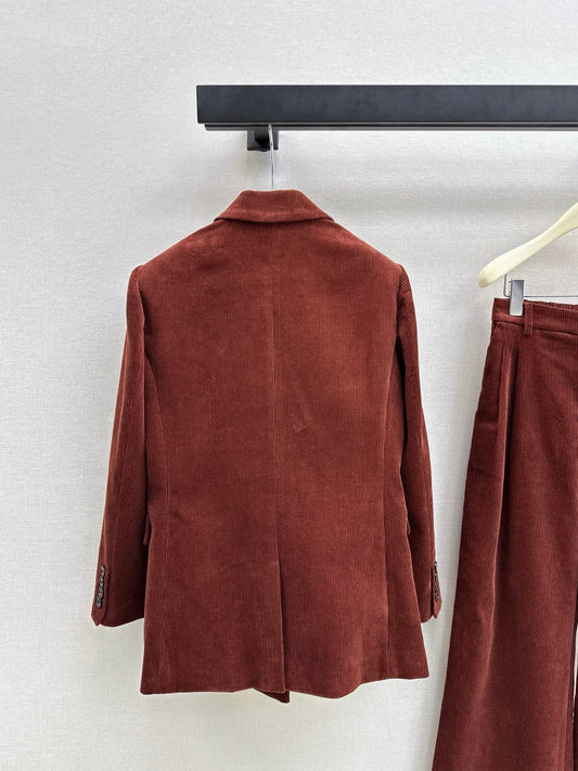 Brun 25fw corduroy blazer