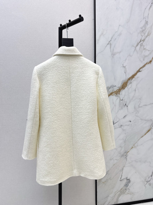 Miu 25fw rhinestone overcoats