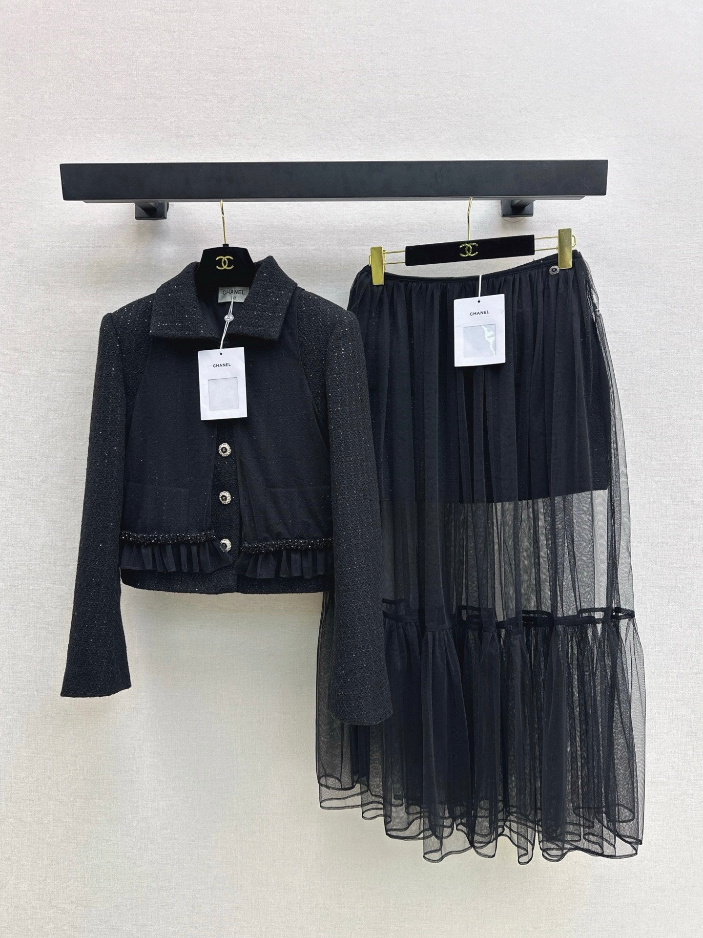 Chan 25fw woven tweed jacket