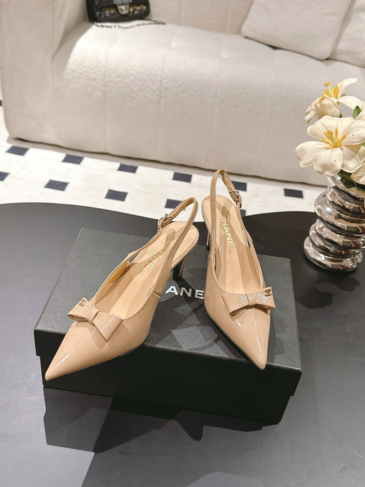 Chan 25fw slingback heels