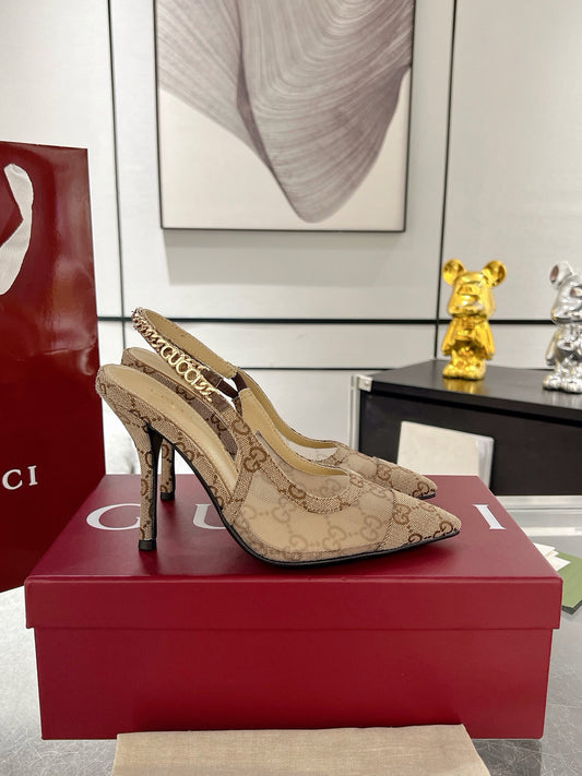 Gucc 25fw slingback heels
