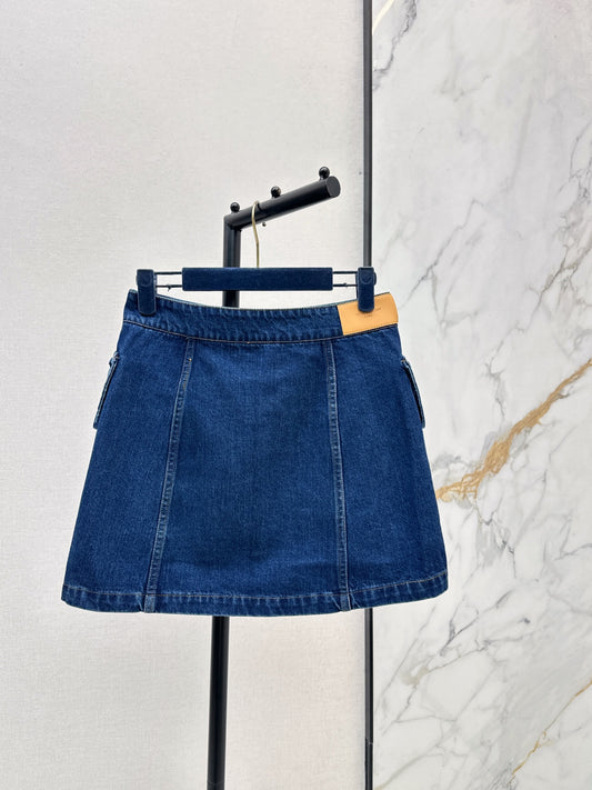 Louis 25fw denim skirt