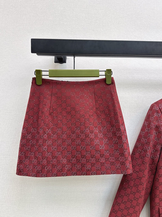 Gucc 25fw bling skirt