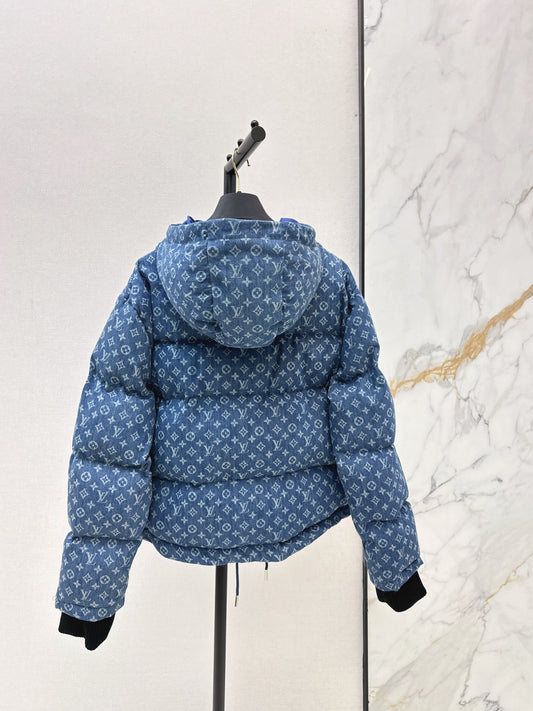 Louis 25fw denim down jacket