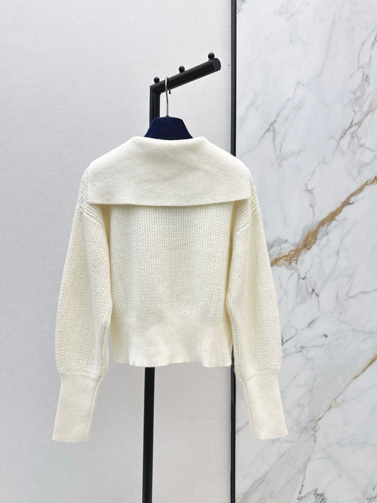 Louis 25fw zip-up knit jacket