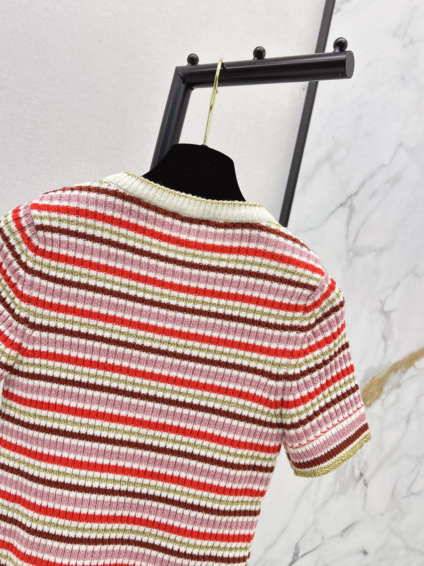 Chan 25fw stripe knit sweater
