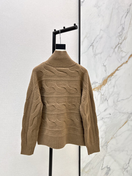 Max 25fw cable knit sweater