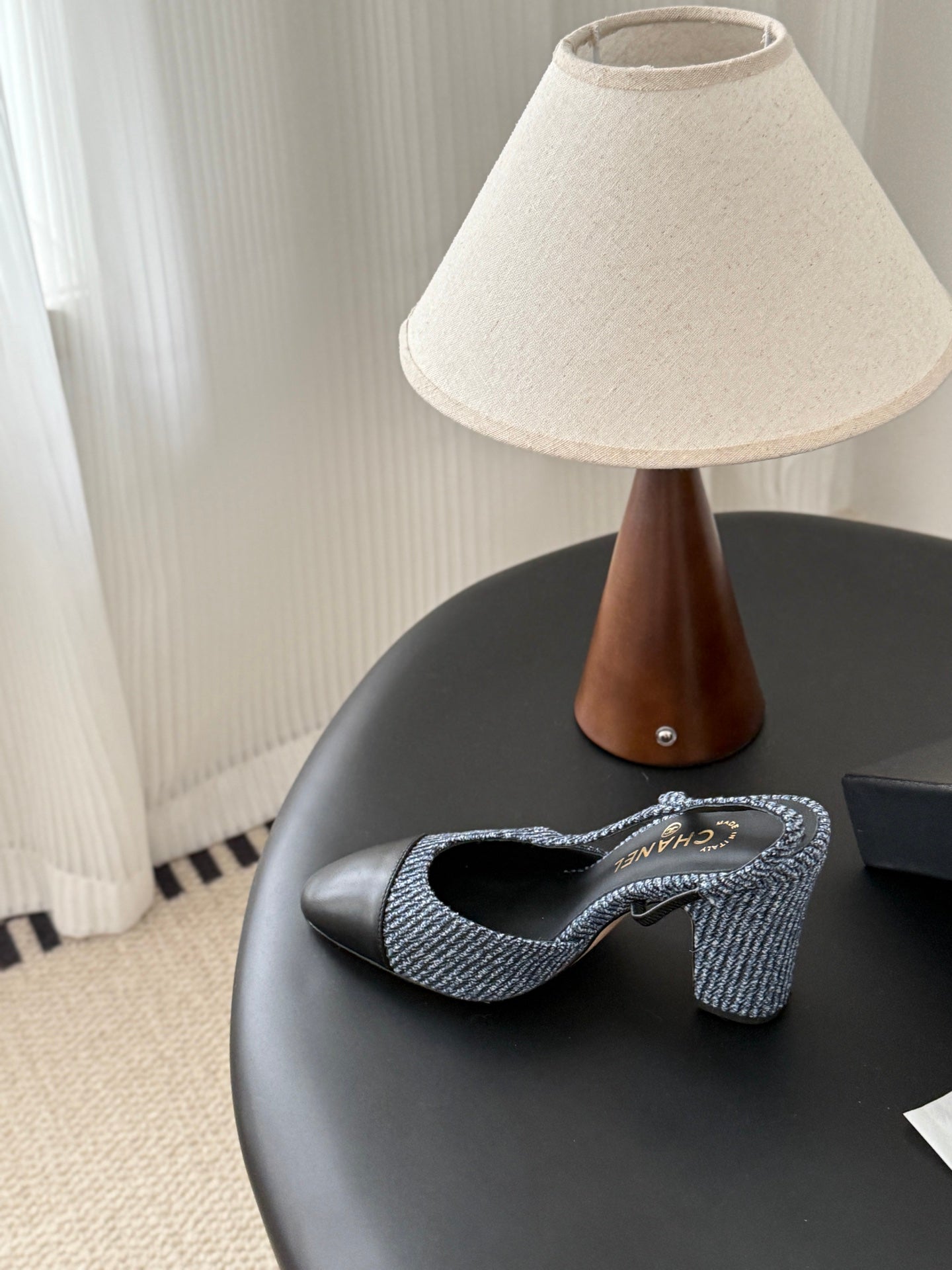 Chan 25fw slingback heels