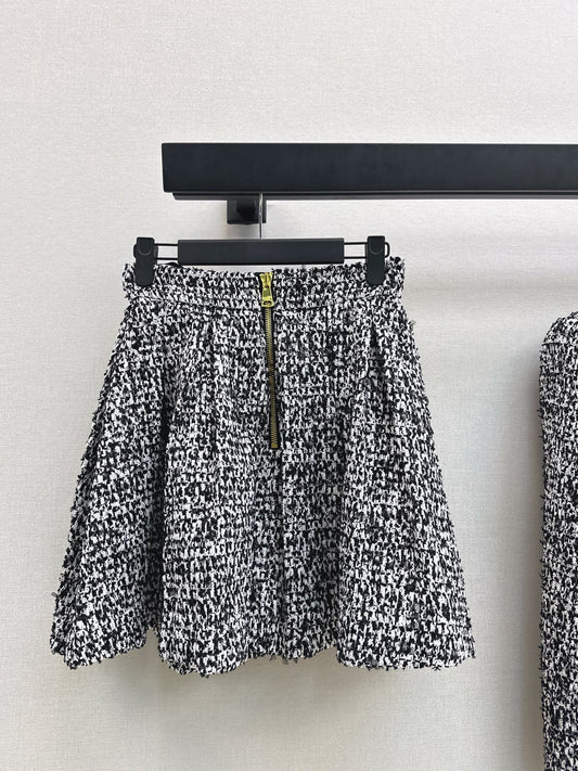 Bal 25fw pleated skirt