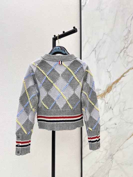 Thom 25fw jacquard cardigan