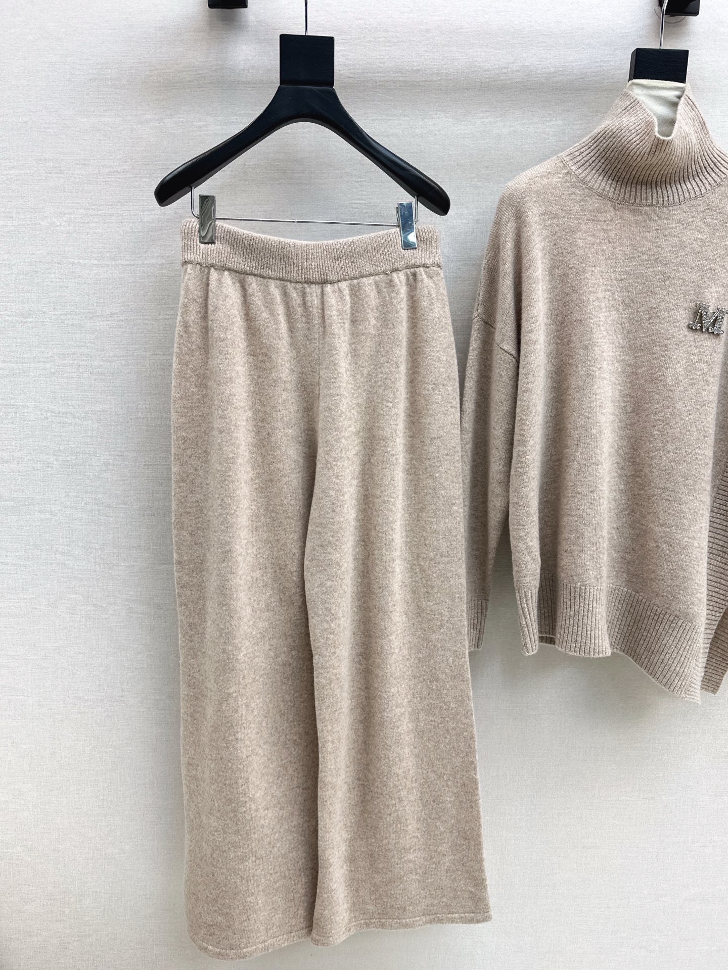 Max 25fw knit high neck sweater+pants outfit sets