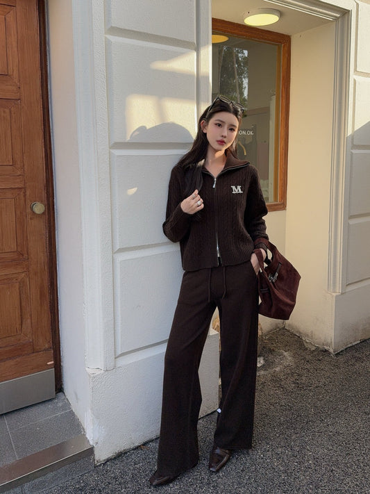 Max 25fw wool jacket+straight pants