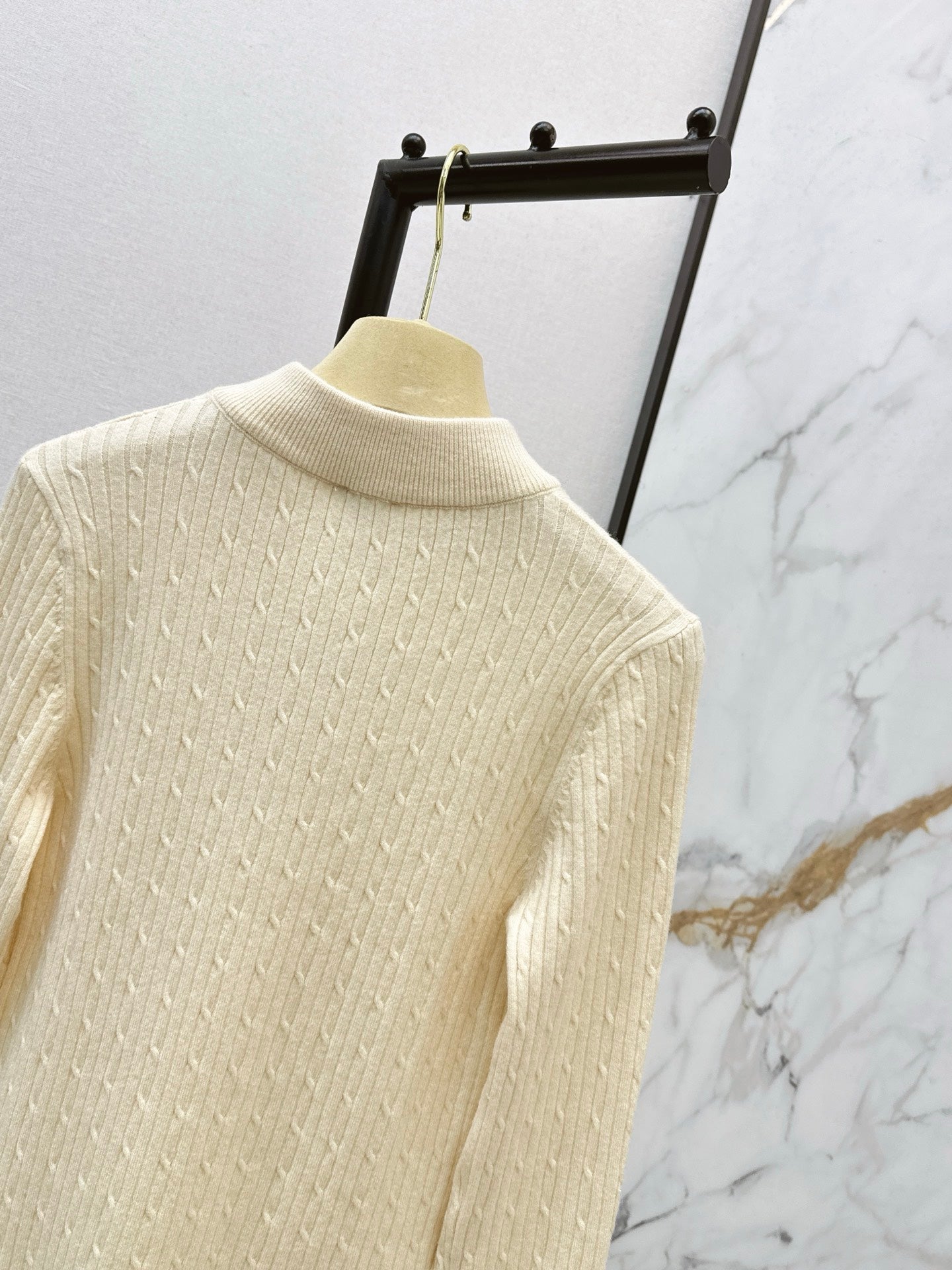 Miu 25fw jacquard basic tee