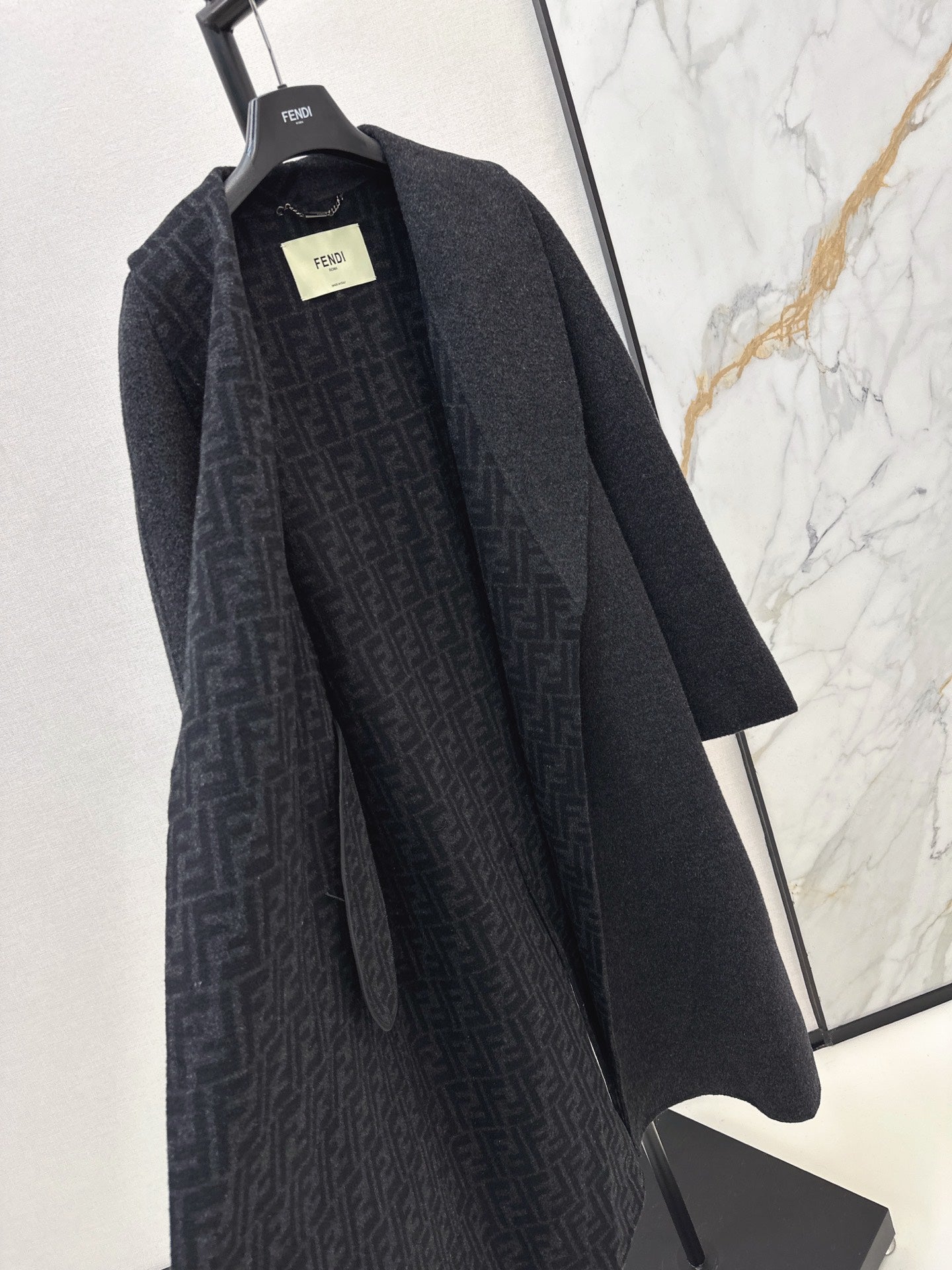 Fend 25fw woolen overcoats