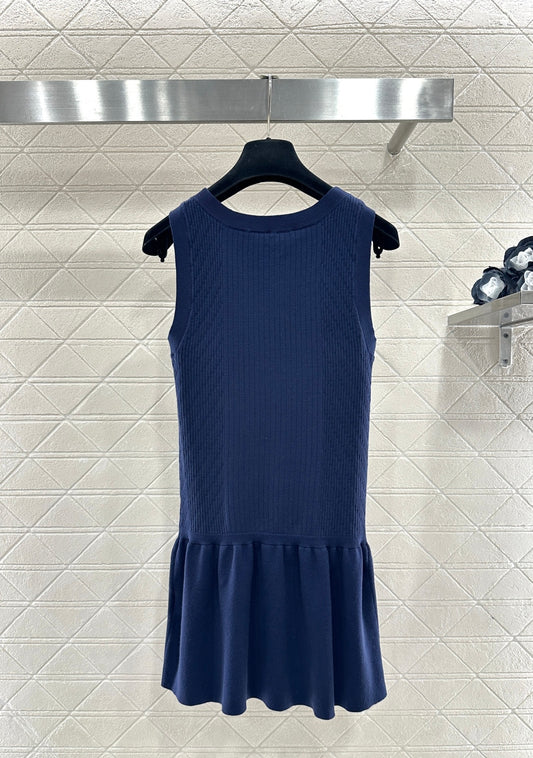 Chan 25fw knit sleeveless dress