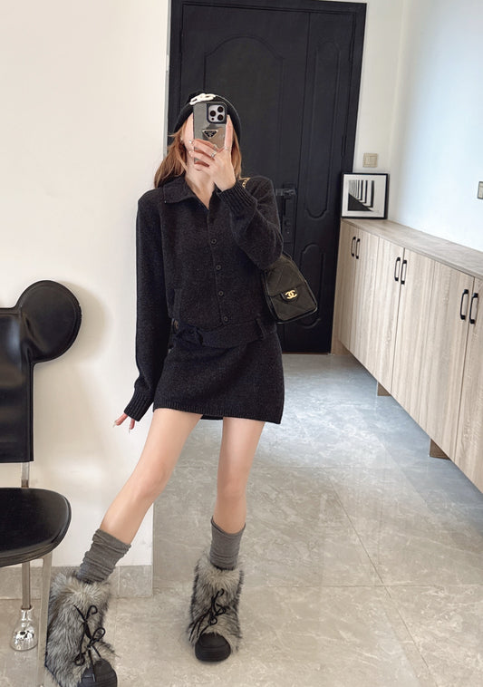 Max 26ss wool jacket skirt outfit set