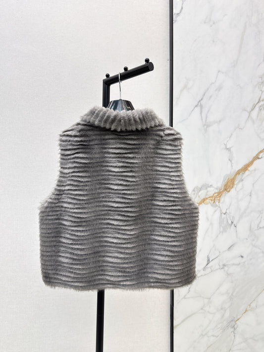 Fend 25fw fur vest jacket