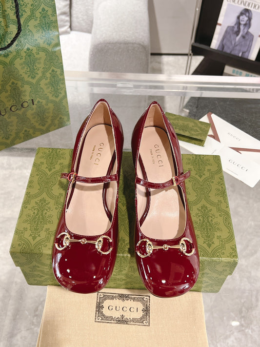 Gucc 26ss chunky heel