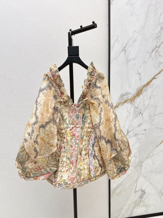 Zimm 26ss flower print dress