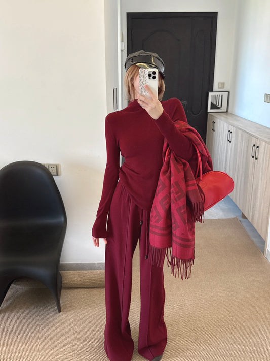 Fend 26ss knit outfit set with shawl